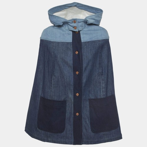 See chloe blue denim cape - blue,
