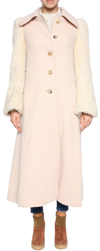 Chloé women pink lammfell - pink,